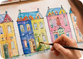 Рисуем город мечты